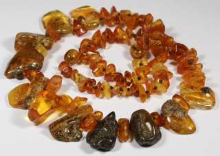 GENUINE BALTIC AMBER NECKLACE 18 INCH  