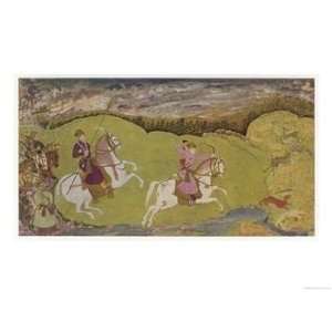  Aristocratic Indian Hunters Subject Giclee Poster Print 
