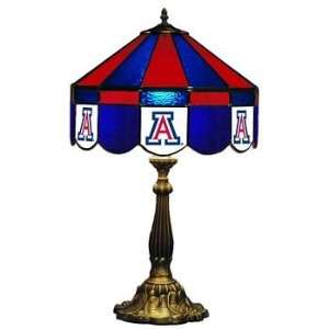 Arizona 16 NCAA Stained Glass Table Lamp   160TL ARIZ