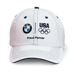  BMW Team USA Olympic Cap   White: Automotive