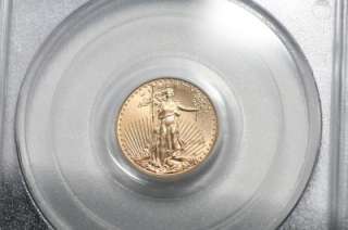 2009 AMERICAN GOLD EAGLE 1/10 $5 COIN PCGS MS70 1ST STRIKE BULLION 