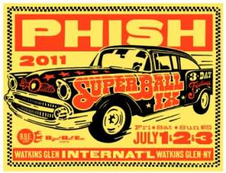 Phish Superball IX Ames Concert Poster Print not pollock sold out 