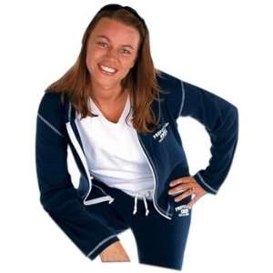  Ocean Hooded Zip Front Jacket Navy M: Health & Personal 