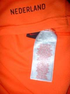 Holland Netherlands Van Persie Shirt Jersey Soccer NIKE Adult XL 44 46 
