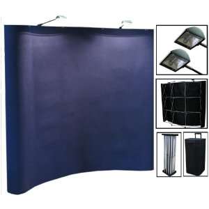 New 10 Blue Pop Up Trade Show Display Booth With Case 