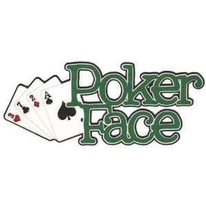 Poker Face Laser Die Cut