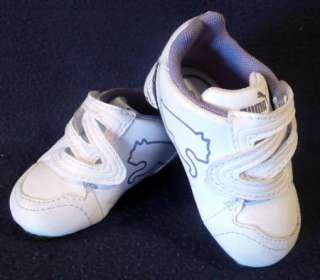Infant Girls PUMA Size 2 Kart Racing Athletic Sneakers   velcro 