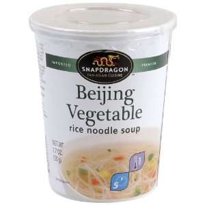 Snapdragon Beijing Vegetable Rice Noodle Soup, 1.7 Ounce Cups (Pack of 