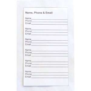    Jacks Planner Notebook Phone, Email Pages Option