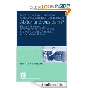   von Schule und Eltern (Geschlecht und Gesellschaft) (German Edition