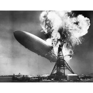 Hindenburg Explodes In Lakehurst NJ 
