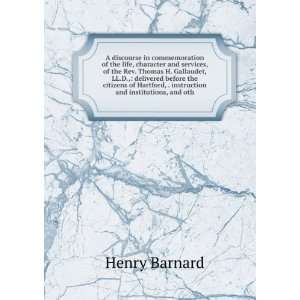   , . instruction and institutions, and oth Henry Barnard Books