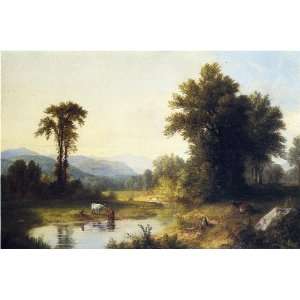   Asher Brown Durand   24 x 16 inches   Summer stream