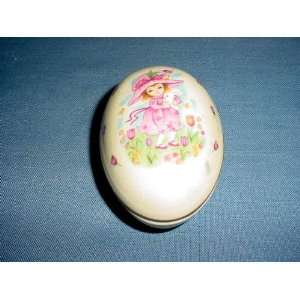  Lefton Porcelain Egg Trinket Box 