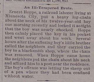 Minnesota is a state whose papers appear not to have survived in great 