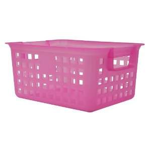  Large Storage Basket MB 40 Trans Pink [3pk] Kitchen 