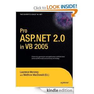 Pro ASP.NET 2.0 in VB 2005 Laurence Moroney, Matthew MacDonald (Ed 