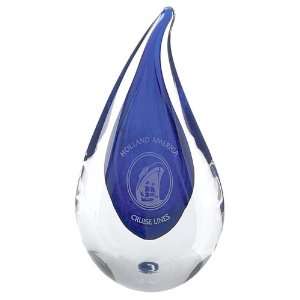  Promotional Award   Droplet Award, Multi Colored Glass, 9 