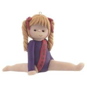    Personalized Gymnast Girl Christmas Ornament