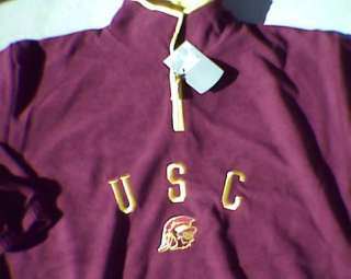 USC Trojans Burgundy Fleece Sweatshirt 3XT XLT Tall NWT  