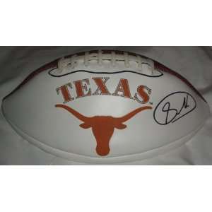  Griffin Autographed University of Texas Longhorns Logo Football 