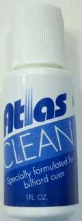 Atlas Clean   Shaft Cleaner for pool cue shafts  