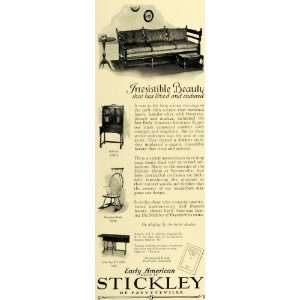   Furniture Bookcase Rocking Chair   Original Print Ad