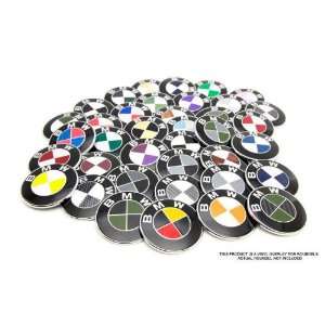 : Bimmian ROUAA2706 Colored Roundel Emblems  7 Piece Kit For Any BMW 