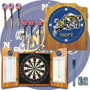  NEW United States Naval Academy Dart Cabinet w/ Board 