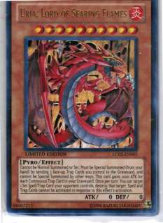 YUGIOH URIA LORD OF SEARING FLAMES/LC02 EN001/ULTRA RARE  