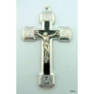   Crucifix Stations of the Cross on Back Unique Catholic Piece Jewelry