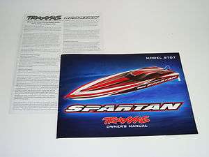 TRAXXAS SPARTAN OWNERS MANUAL AND PARTS LIST 5799  