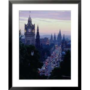  Evening Light Over Princes Street from Carlton Hill 
