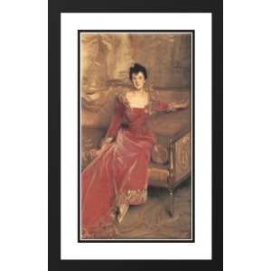   17x24 Framed and Double Matted Mrs. Hugh Hammersley