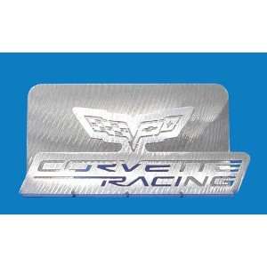  Corvette Racing Brushed Metal Business Card Holder