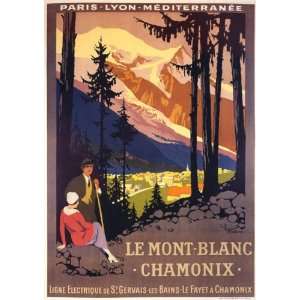 LE MONT BLANC CHAMONIX PARIS LYON MEDITERRANEE TRAVEL TOURISM FRANCE 