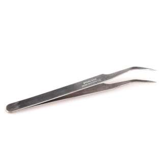 Anti magnetic Stainless Steel Curved Tweezers Plier Tip  