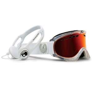  Dragon DX SkullCandy Goggles w/Red Ion and Amber Lenses 