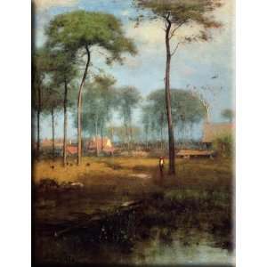  Springs 12x16 Streched Canvas Art by Inness, George: Home & Kitchen