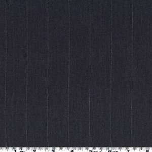 58 Wide Pinstripe Suiting Charcoal/White Fabric By The 