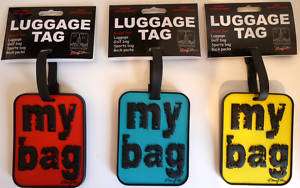 LUGGAGE TAG MY BAG UNIQUE QUALITY BAG TAG ID HOLDER  