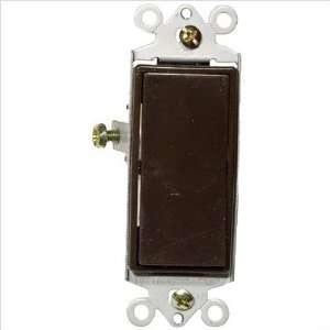  15A 120/277V Single Pole Decorator Switches in Brown