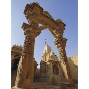 The Jain Temple of Luderwa or Lodurva Near Jaisalmer, Rajasthan, India 