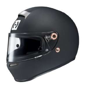   6BL10 Si 12 Rubbertone Black Large SA2010 Approved Auto Racing Helmet
