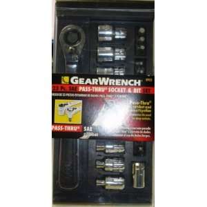  Gearwrench 8922 23 Pcs. SAE Pass thru Socket & Bit Set 