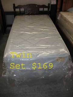 Brand New TWIN Mattress Set   5 YEAR FULL WARRANTY Made in the USA 