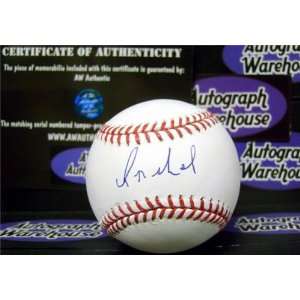  Sergio Mitre Autographed/Hand Signed MLB Baseball: Sports 