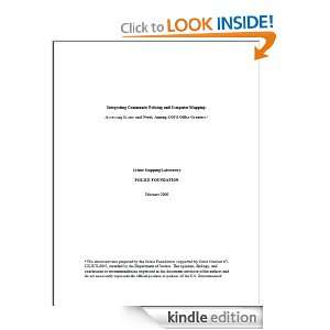   Department of Justice Police Foundation  Kindle Store