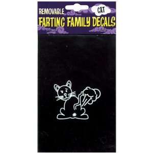  Removable Farting Cat Home or Car Window Cling decal Toys 