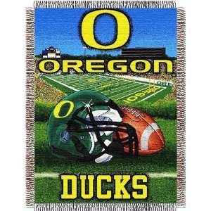 Oregon Ducks NCAA Woven Tapestry Throw (Home Field Advantage) (48 x60 